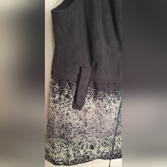 Luii Vest Cardigan Women's Black and Gray Sleeveless Jacket XL Formal Party - Picture 3 of 16